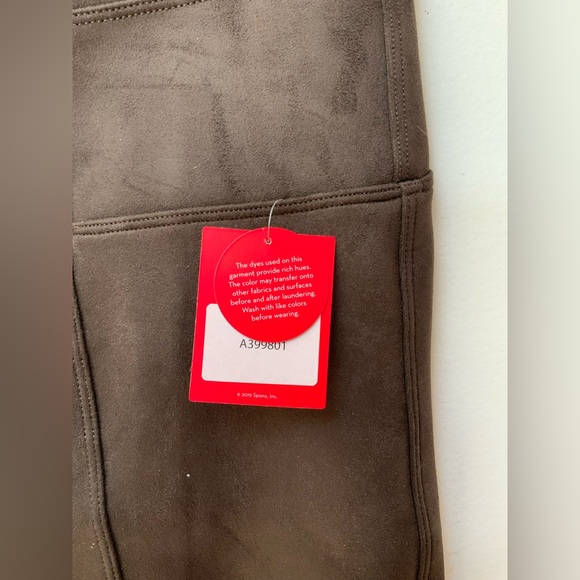 Spanx Chocolate Velvet Leggings NWT - Picture 2 of 7